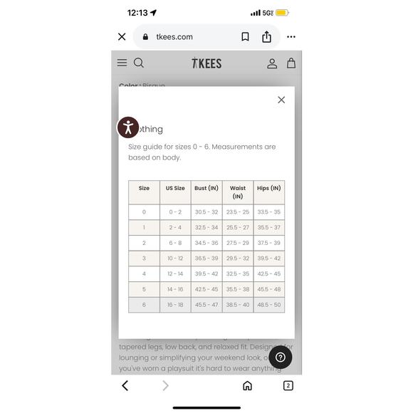 TKEES Playsuit in Bisque Size Large - Picture 5 of 9